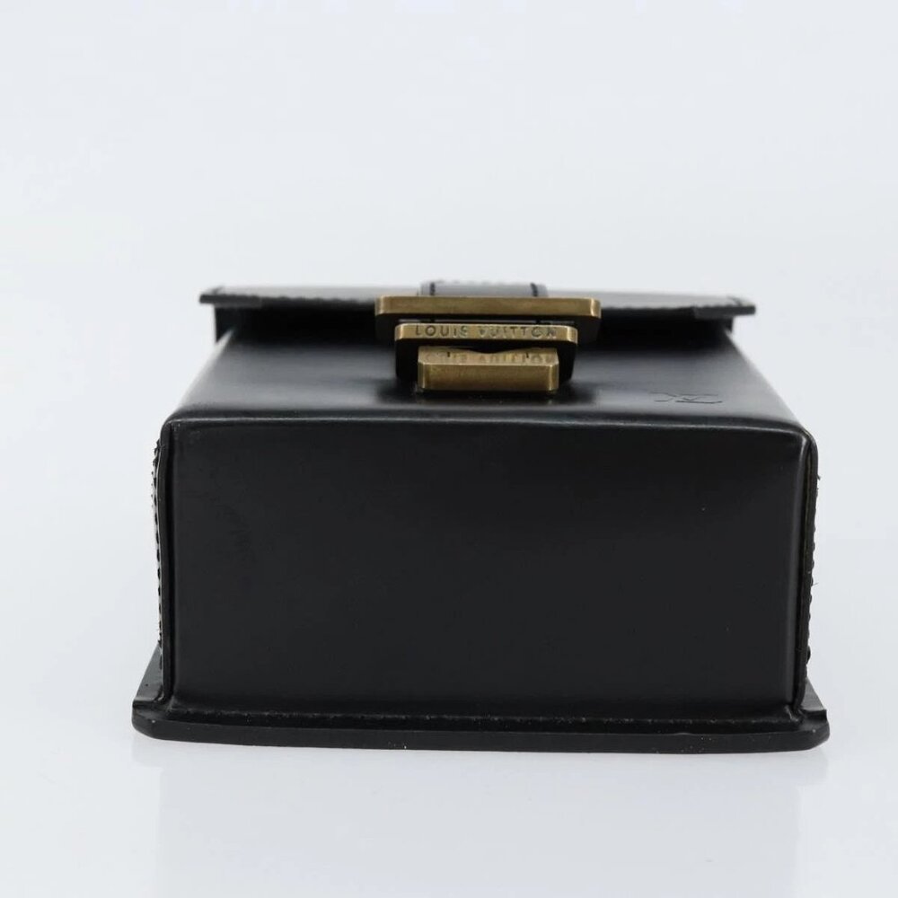 LOUIS VUITTON Pister Shoulder Bag Leather Black M92222 LV Auth bs31308 - Picture 7 of 14